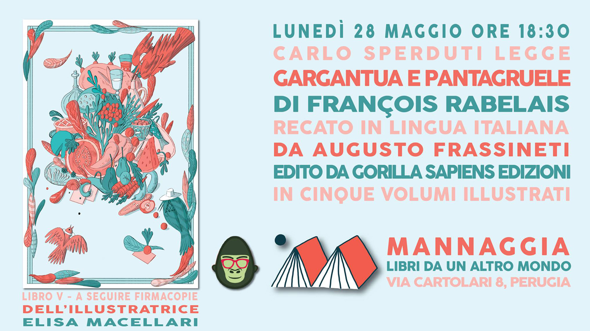 Carlo Sperduti legge "Gargantua e Pantagruele" - Libro V
